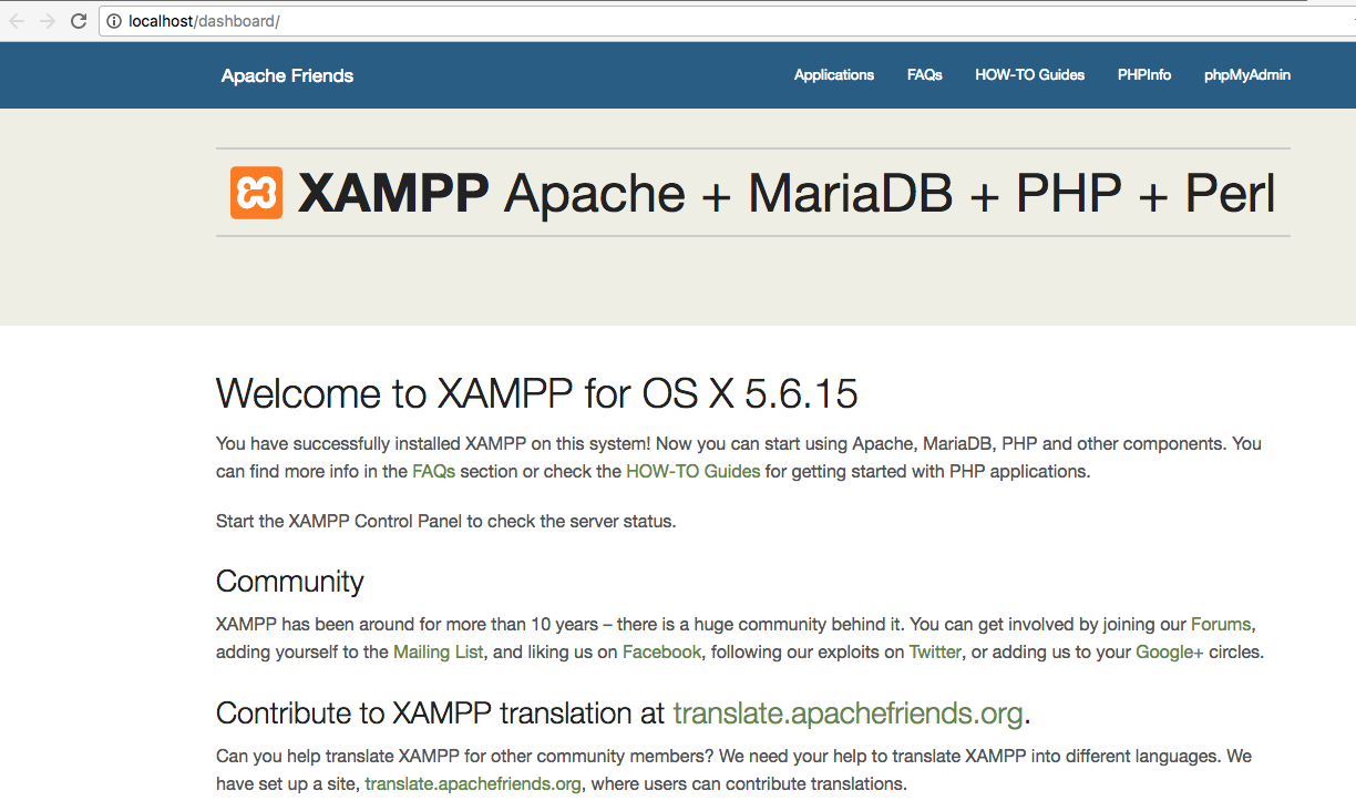 Apache server mac